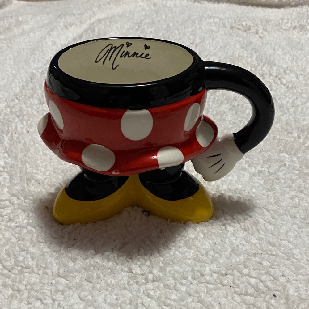 Disney Disney parks authentic original Minnie Mouse bottom half coffee Mug